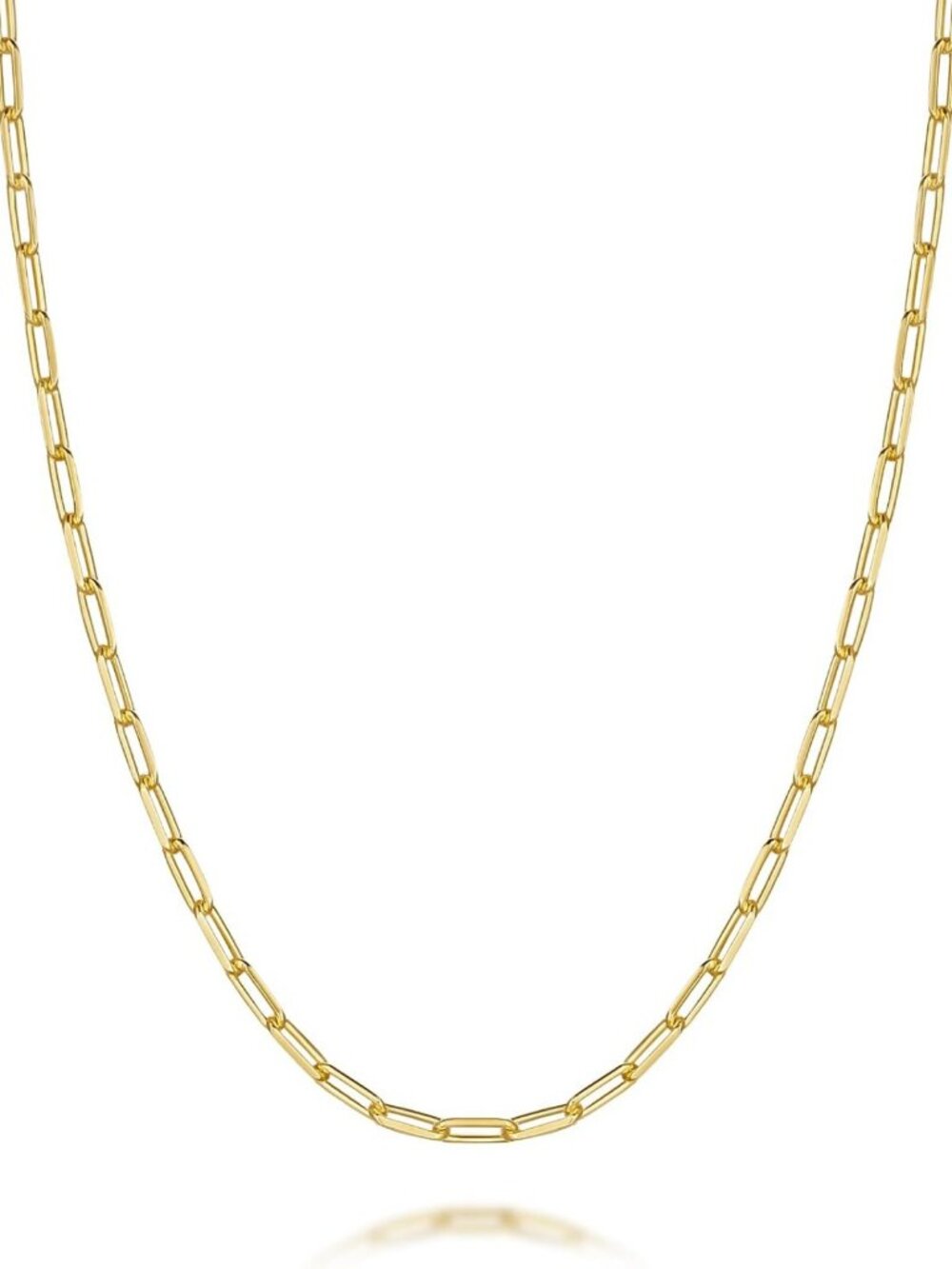 Stylish 14K Gold Chain Necklace for Women & Men - Elegant Jewelry Gift